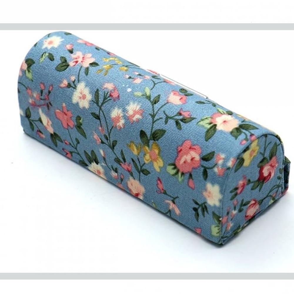 💜 Blue Floral Print Lipstick Case - NWOT - Picture 6 of 6